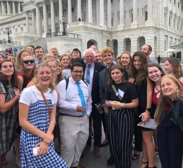 Bernie Sanders and kids