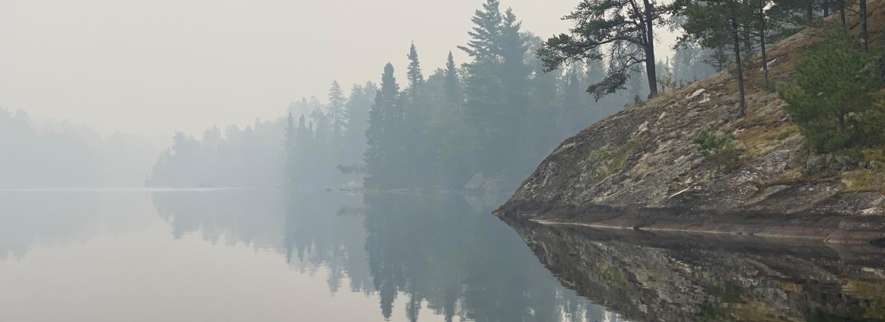 Misty Boundary Waters morning